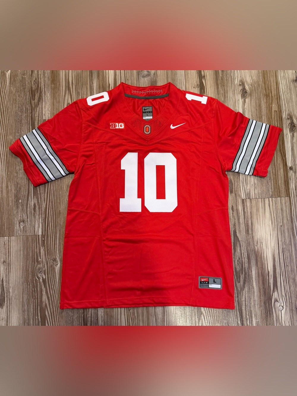 Julian Sayin Ohio State Red Jersey Men’s Size S-XXL